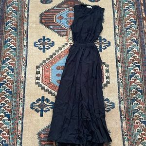 Mango open back cotton dress